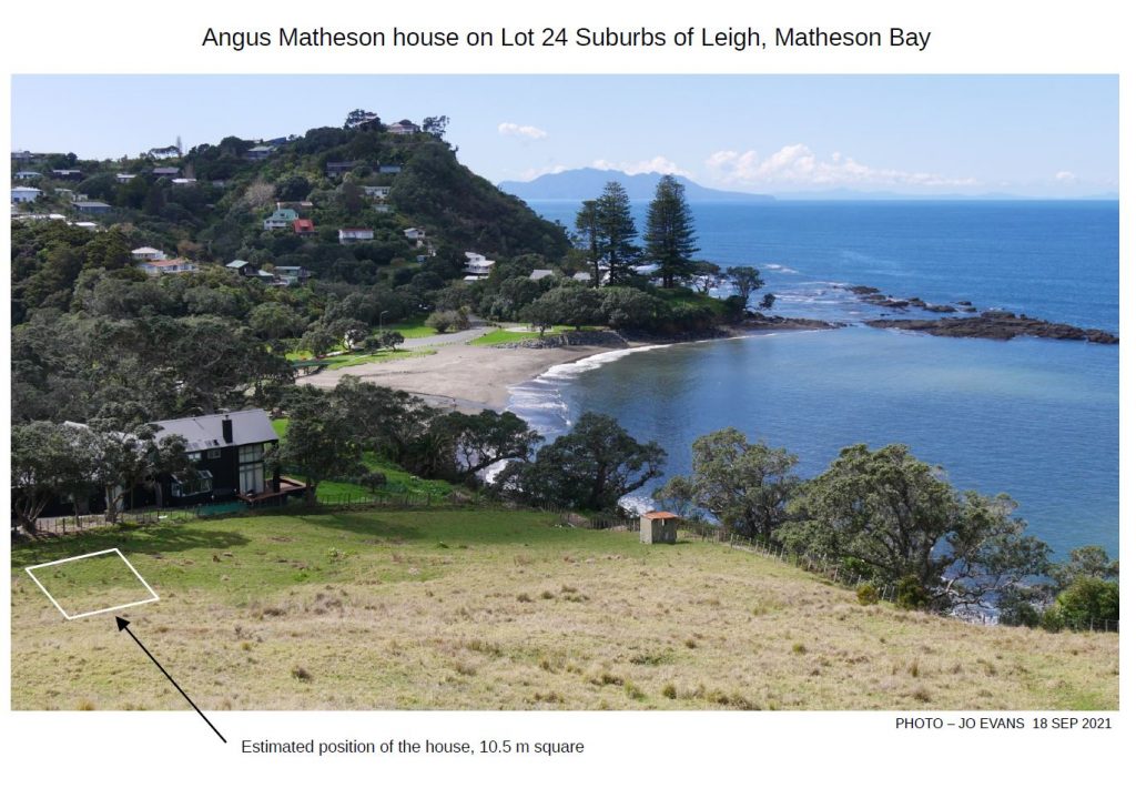 Showing position of Angus Matheson House
